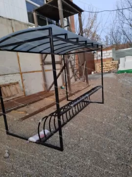 Велопарковка с навесом
