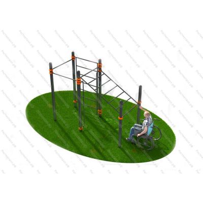Спортивный комплекс для инвалидов-колясочников 001