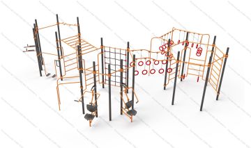 Спортивный комплекс Воркаут и тренажеры Шестигранник