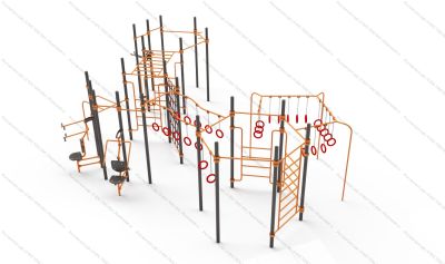 Спортивный комплекс Воркаут и тренажеры Шестигранник