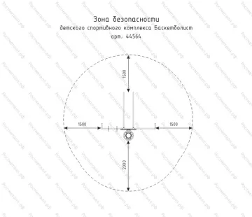 Детский спортивный комплекс Баскетболист