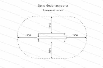 Бревно на цепях