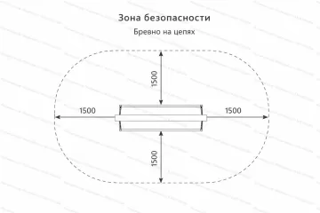 Бревно на цепях Бревно на цепях