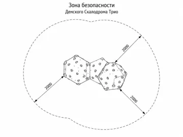Детский Скалодром Додекаэдр Трио