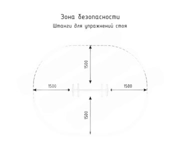 Штанга для упражнений стоя