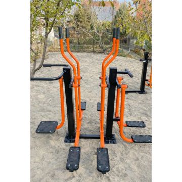 Тренажёр уличный Шпагат - маятник - Двойной лыжник КВ