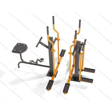 Тренажёр уличный Вело+двойной лыжник+шпагат