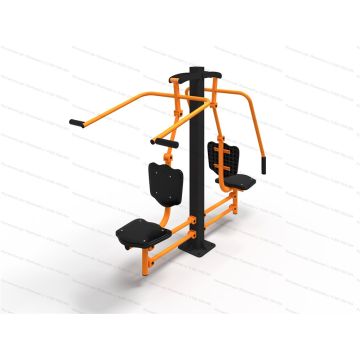 Тренажер уличный Жим от груди + верхняя тяга КВ Тренажер уличный Жим от груди + верхняя тяга КВ