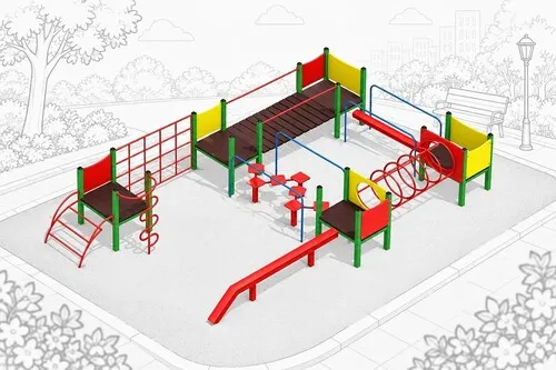 Детские элементы от производителя — игровые и развивающие комплексы